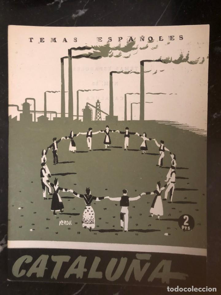 Coleccionismo de revistas y peri&oacute;dicos: TEMAS ESPA&Ntilde;OLES N&Uacute;M. 52. CATALU&Ntilde;A POR F. FERRARI BILLOCH, 1954