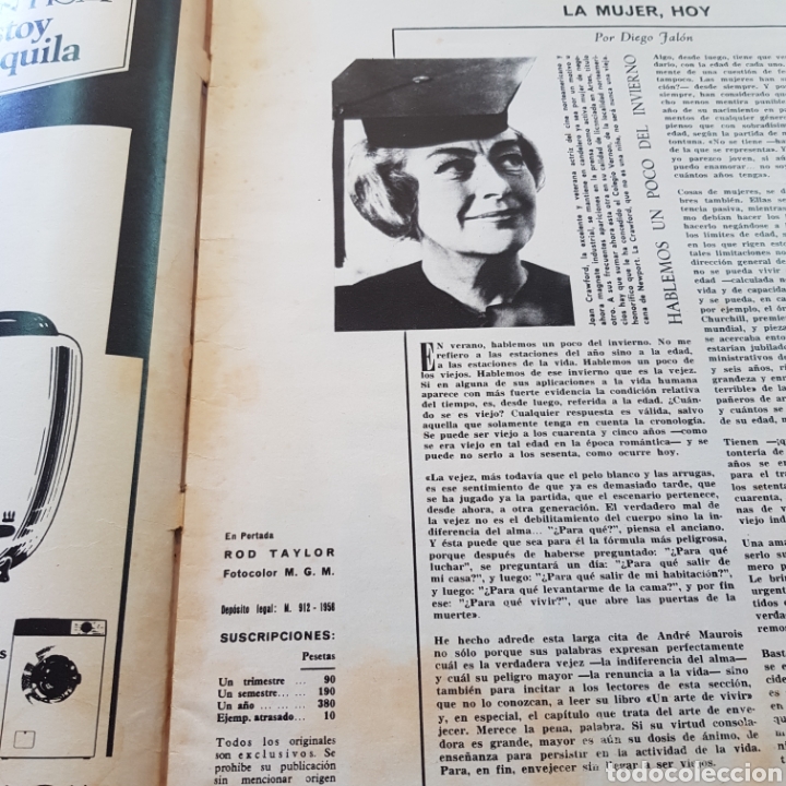 Coleccionismo de Revistas y Periódicos: SABADO GRAFICO N° 510 JULIO 1966 ROD TAYLOR - NATI MISTRAL - COSTA VASCA TURISMO - Foto 2 - 303488023