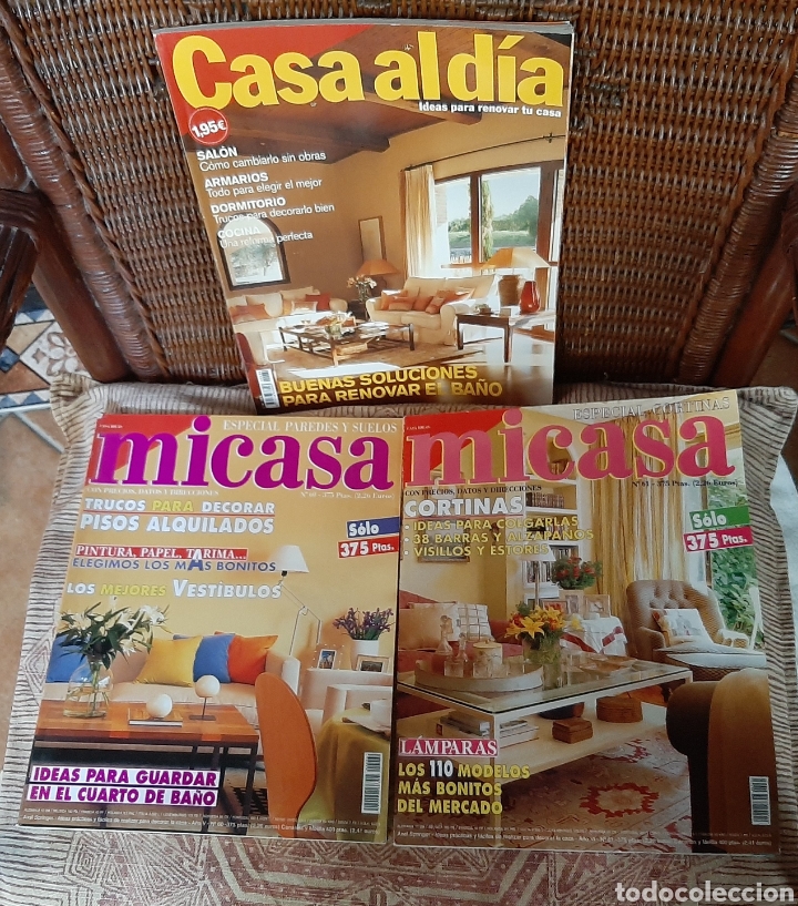 Collectionnisme de Revues et Journaux: Revistas decoraci&oacute;n. Mi casa n&deg; 60/61 y Casa al d&iacute;a n&deg; 84
