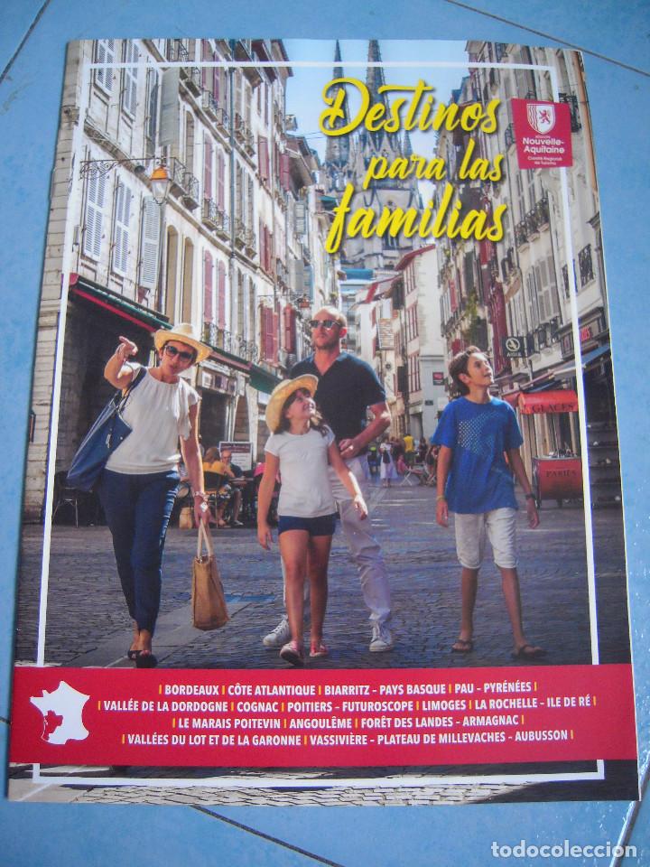 Colecionismo de Revistas e Jornais: Revista Destinos para las familias Nouvelle-Aquitanie