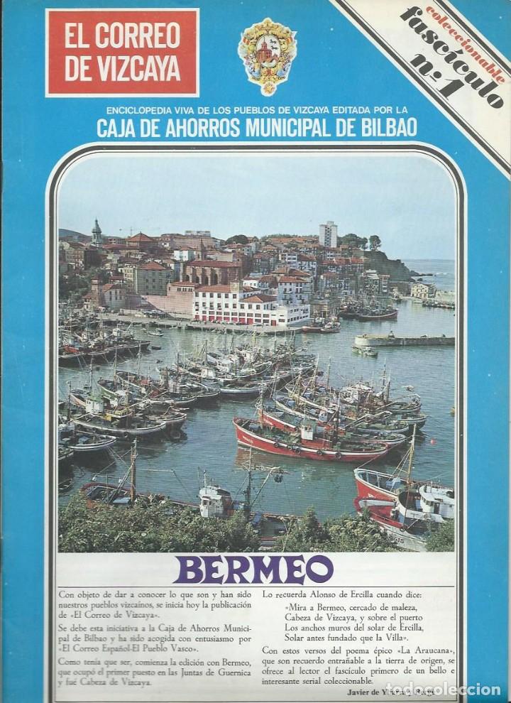 Coleccionismo de Revistas y Peri&oacute;dicos: El Correo de Vizcaya.Enciclopedia viva de los pueblos de Vizcaya. Completa .56 ejemplares