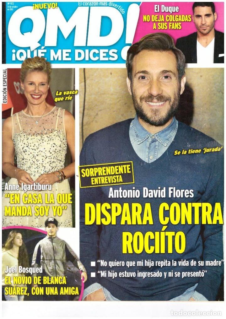 Coleccionismo de Revistas y Peri&oacute;dicos: REVISTA QMD: ANTONIO DAVID FLORES / MIGUEL ANGEL SILVESTRE / DARYL HANNAH / HELEN LINDES
