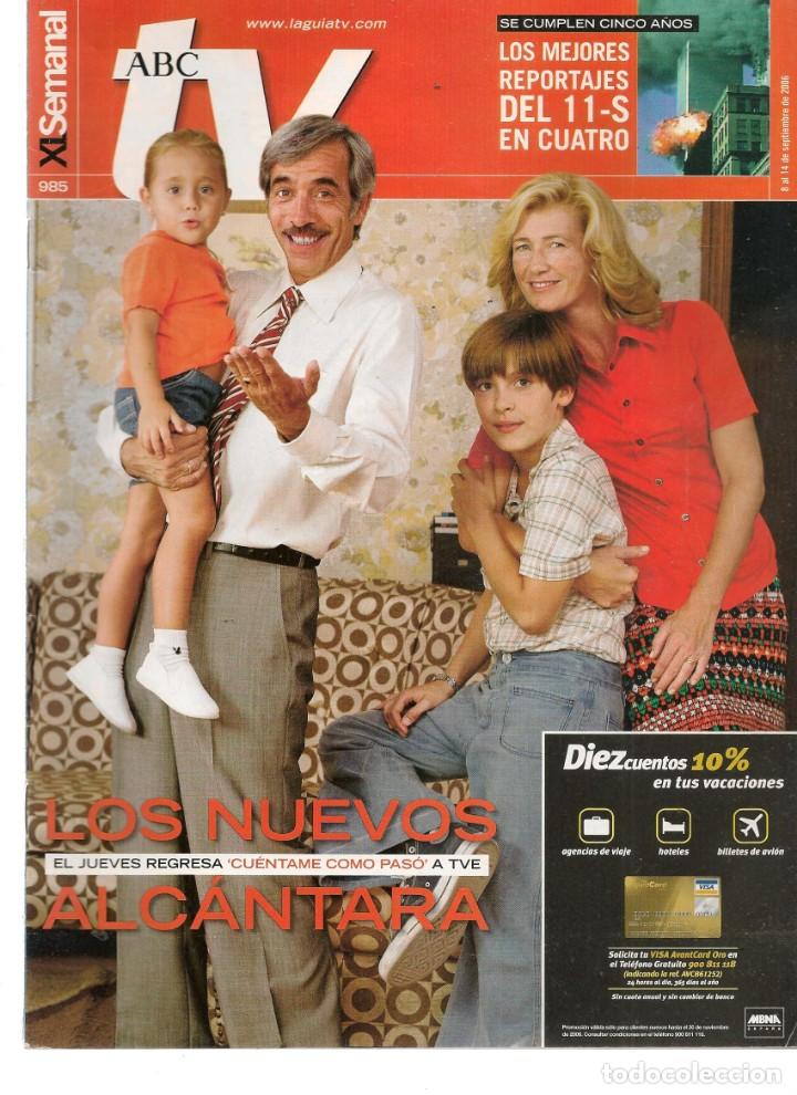 Coleccionismo de Revistas y Peri&oacute;dicos: ABC TV. N&ordm; 985. MIRA QUI&Eacute;N BAILA / VER FOTOS. 8/9//2006. (ST/P)