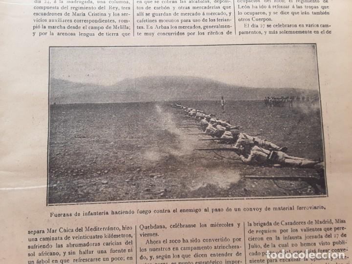 Coleccionismo de revistas y peri&oacute;dicos: SUCESOS RIF MELILLA SOLDADOS VOLUNTARIOS DE LA ARISTOCRACIA SUCESOS BARCELONA LOGIAS MASONES 1909
