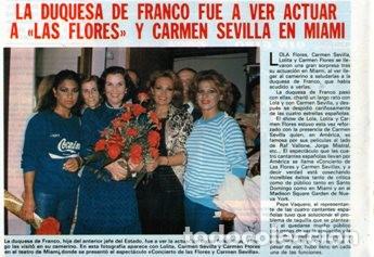 Coleccionismo de Revistas y Peri&oacute;dicos: SCANS CARMEN SEVILLA LOLA FLORES LOLITA MIAMI CARMEN FRANCO