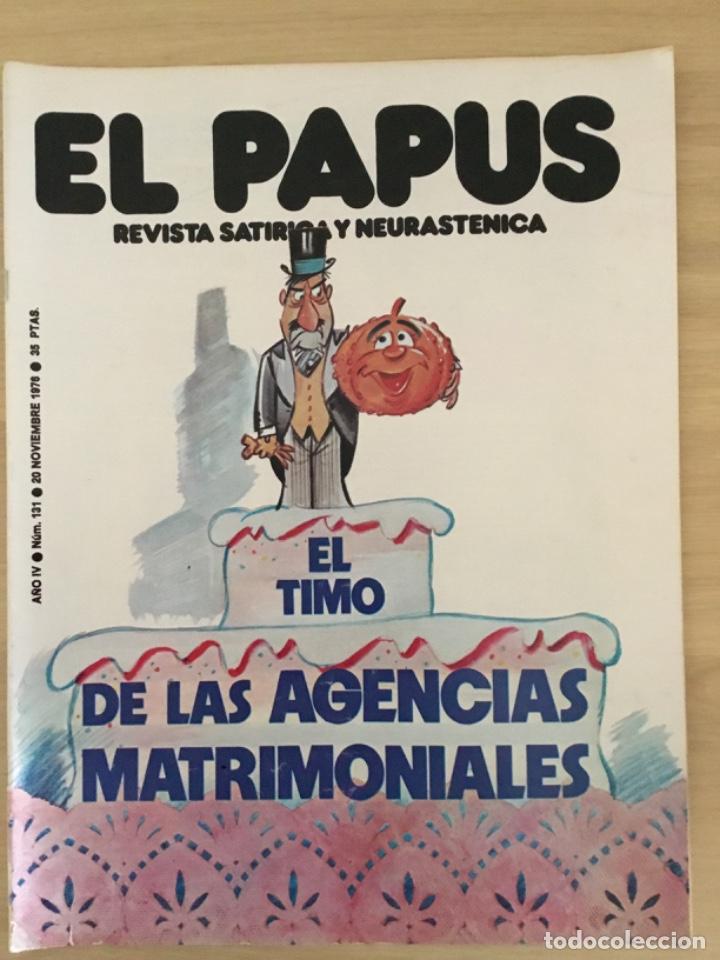 Coleccionismo de Revistas y Peri&oacute;dicos: El Papus n&uacute;mero 131 El timo de las agencias matrimoniales 20 Noviembre 1976