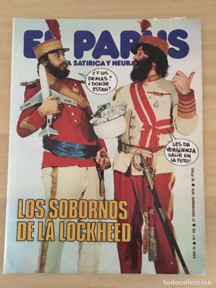 Coleccionismo de Revistas y Peri&oacute;dicos: El Papus n&uacute;mero 132 Los sobornos de la lockheed 27 Noviembre 1976