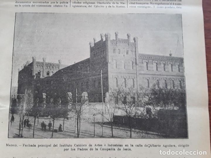 Coleccionismo de revistas y peri&oacute;dicos: INSTIRUTO CATOLICO DE ARTES E INDUSTRIAS MADRID MASONES LOS LABORANTES DE LAS LOGIAS REVISTA 1909