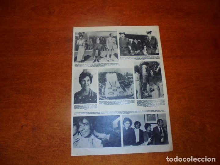 Coleccionismo de Revistas y Peri&oacute;dicos: CLIPPING 1976: LLEGAN A TENERIFE LOS SUPERVIVIENTES DEL BERGE ISTRA - FIDEL CASTRO CON LOS TRUDEAU