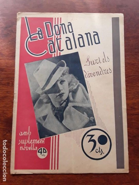 Coleccionismo de revistas y peri&oacute;dicos: LA DONA CATALANA N&ordm; 590 ANY 1937