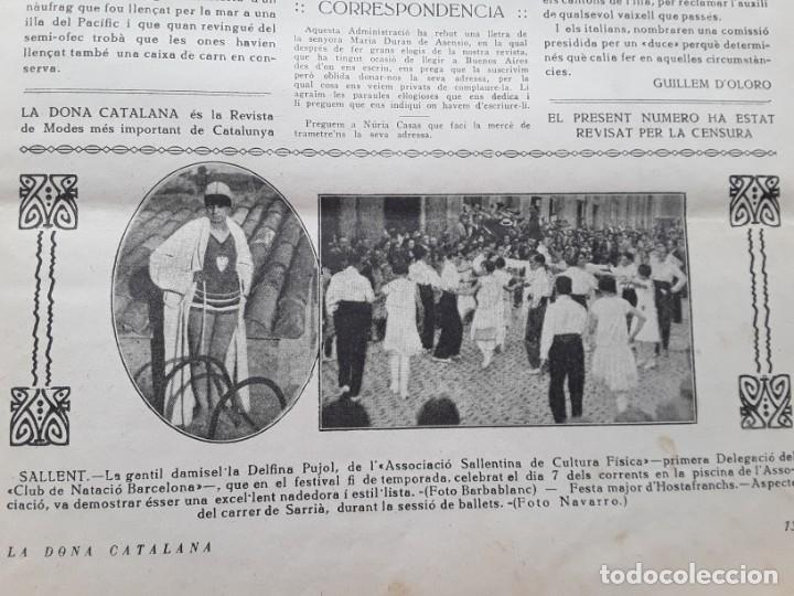 Colecionismo de Revistas e Jornais: SALLENT DELFINA PUJOL ASSOCIACIO SALLENTINA CULTURA FISICA HOSTAFRANCHS BALLETS REVISTA ANY 1928