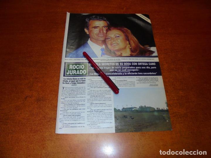 Coleccionismo de Revistas y Peri&oacute;dicos: CLIPPING 1995: ROC&Iacute;O JURADO - ADRIANA TORRES Y FELIPE CUBILLO.