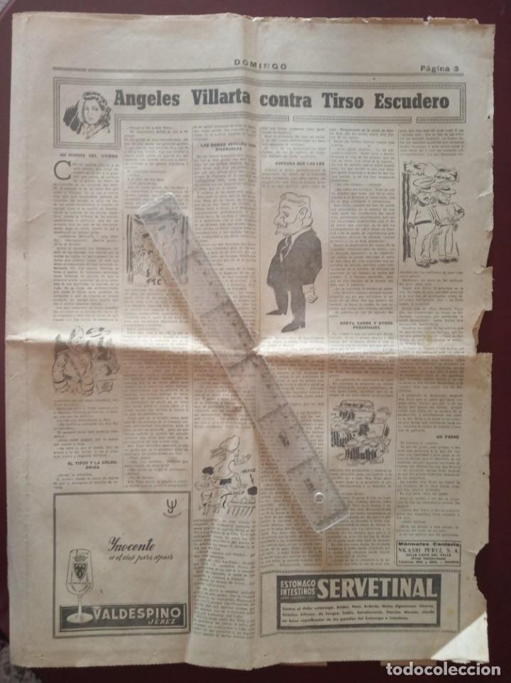 Collection Magazines and Newspapers: antiguo periodico domingo 18 - 2 - 1945