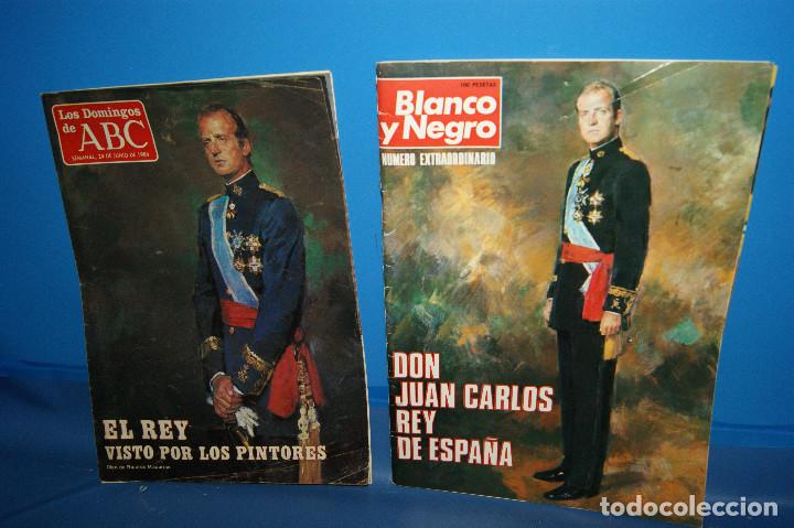 Coleccionismo de Revistas y Peri&oacute;dicos: Lote 2 revistas EL REY JUAN CARLOS -BLANCO Y NEGRO-LOS DOMIINGOS DE ABC