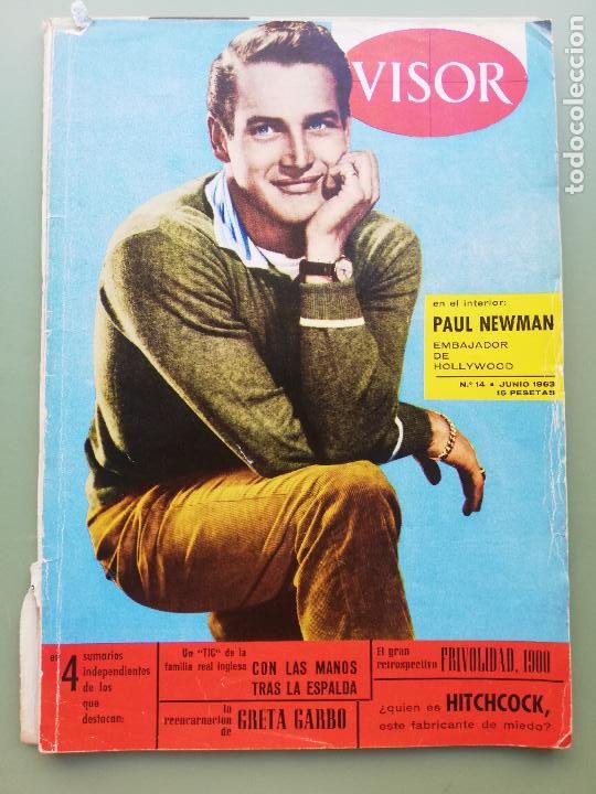 Coleccionismo de Revistas y Peri&oacute;dicos: VISOR N&ordm; 14 - PAUL NEWMAN - JUNIO 1963