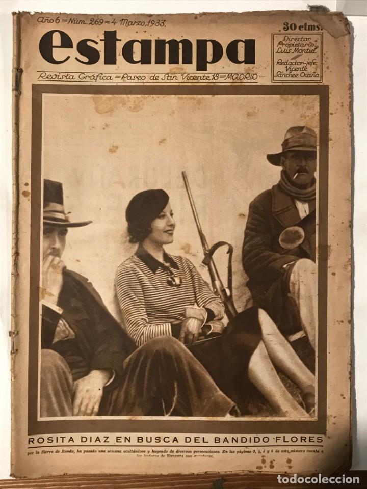 Coleccionismo de Revistas y Peri&oacute;dicos: ESTAMPA REVISTA GRAFICA N&ordm; 269 4 MARZO 1933 LAS ALCALDESAS ESPA&Ntilde;OLAS