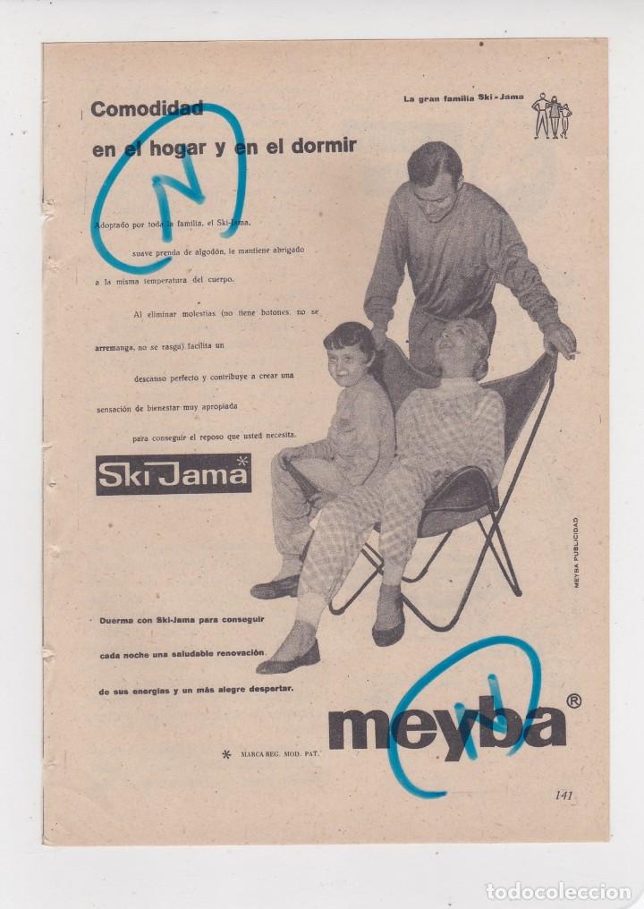 Coleccionismo de Revistas y Peri&oacute;dicos: PUBLICIDAD T 1958. ANUNCIO SKI-JAMA. MEYBA