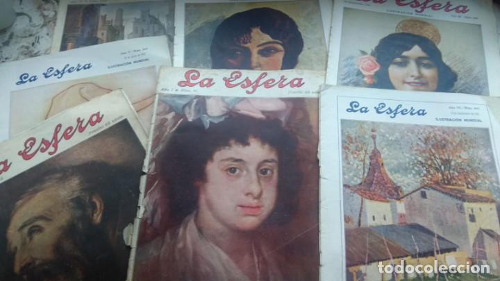 Coleccionismo de Revistas y Peri&oacute;dicos: LOTE DE 11 REVISTAS -LA ESFERA-PRINCIPIOS DEL SIGLOXX