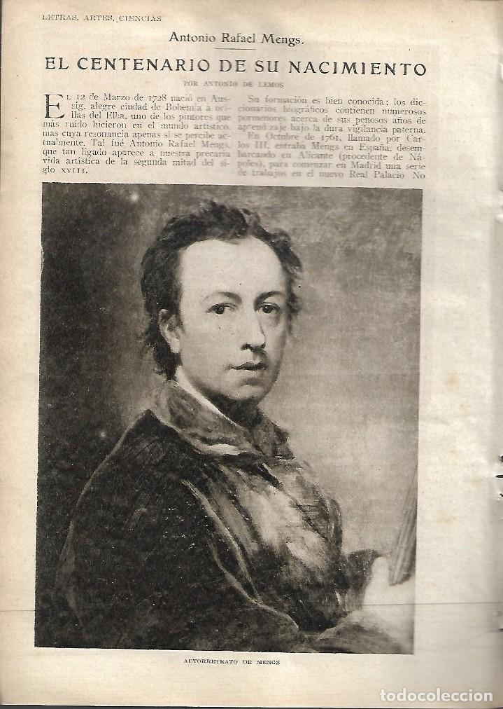 Collectionnisme de Revues et Journaux: BYN MARZO 1928. ANTONIO RAFAEL MENGS. EL CENTENARIO DE SU NACIMIENTO. POR ANTONIO DE LEMOS. A.LAZARO