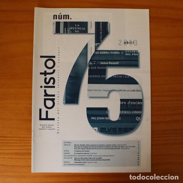 Sammeln von Zeitschriften und Zeitungen: FARISTOL 75 REVISTA DEL LLIBRE INFANTIL I JUVENIL, EN CATALA. ALCOVER AMADES...