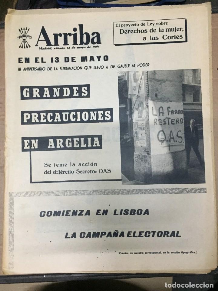 Collectionnisme de Revues et Journaux: ARRIBA (13-5-1961) ARGELIA EXPOSICION DE SOTOMAYOR FRANCO