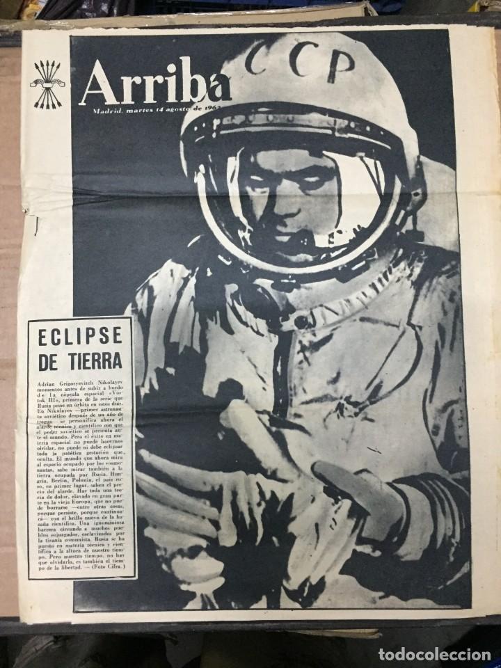 Collection Magazines and Newspapers: ARRIBA(14-8-62)ANDRIAN NIKOLAYEV VOSTOK III FRANCO EN LA CORU&Ntilde;A ELCHE TROFEO MOHAMED ESTABEN MARTIN