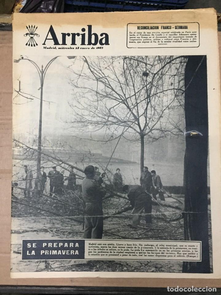 Coleccionismo de Revistas y Peri&oacute;dicos: ARRIBA (23-1-1963) FLAMENCO MOZAMBIQUE FIDEL CASTRO