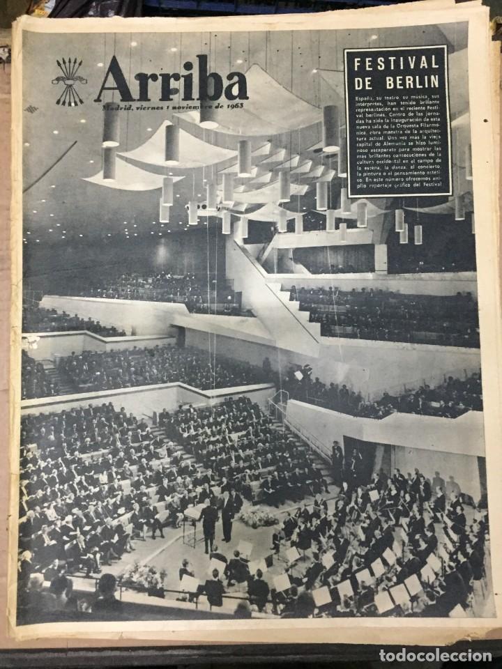 Sammeln von Zeitschriften und Zeitungen: ARRIBA (1-11-1963) FESTIVAL DE BERLIN BAMAKO IRLANDA DEL NORTE ESPA&Ntilde;A