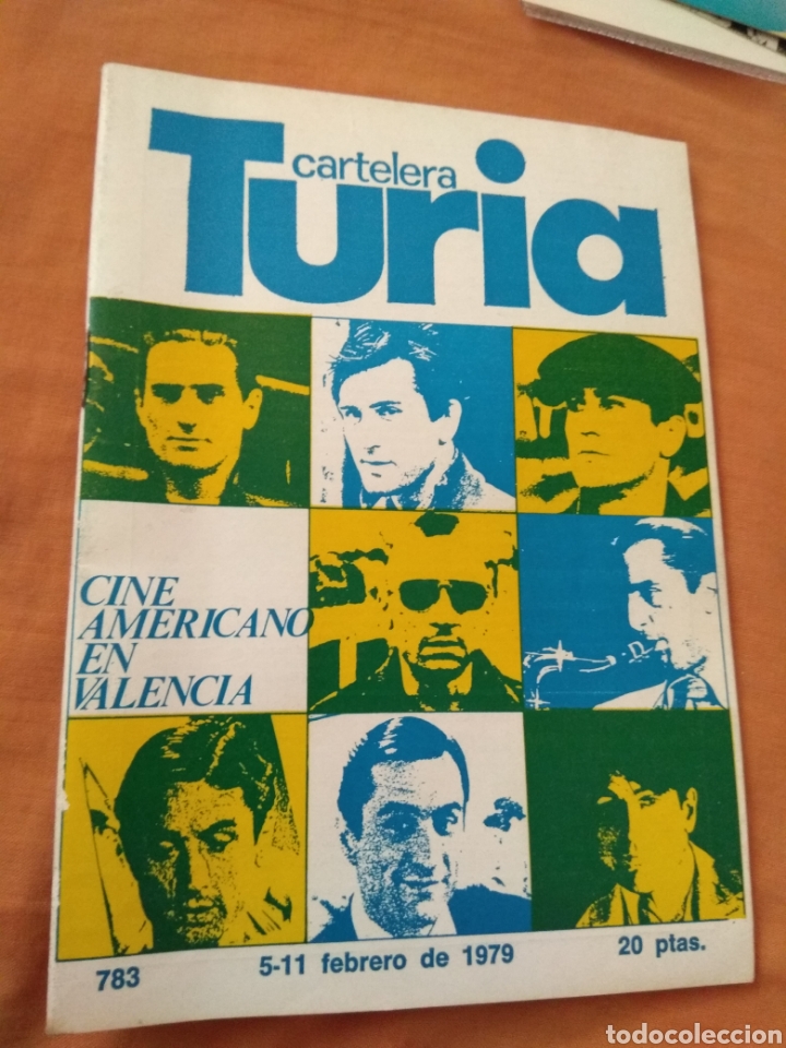 Coleccionismo de revistas y peri&oacute;dicos: Revista Cartelera Turia N&ordm;783 - A&ntilde;o 1979 - Portada Cine Americano en Valencia