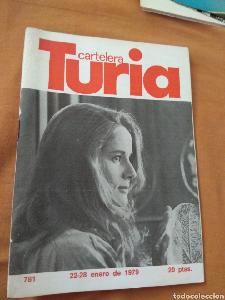 Coleccionismo de revistas y peri&oacute;dicos: Revista Cartelera Turia N&ordm;781 - A&ntilde;o 1979 - Portada Dominique Sanda en Utopia