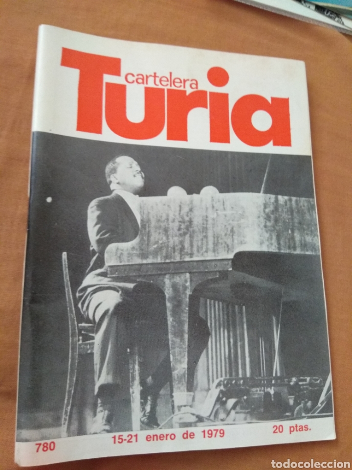 Coleccionismo de revistas y peri&oacute;dicos: Revista Cartelera Turia N&ordm;780 - A&ntilde;o 1979 - Portada Earl Bud Powell - El Pianista del Bop