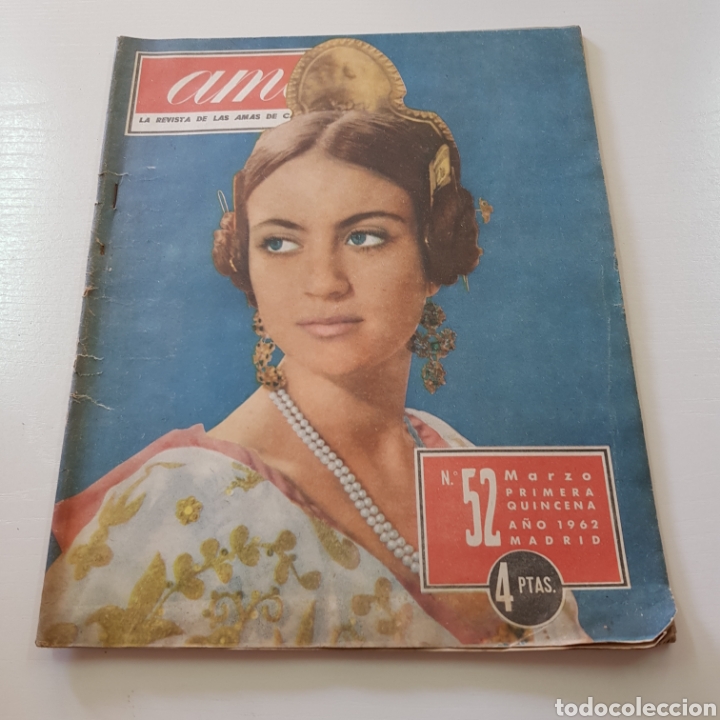 Colecionismo de Revistas e Jornais: REVISTA AMA N&deg; 52 MARZO 1962 FALLERA FALLAS VALENCIA