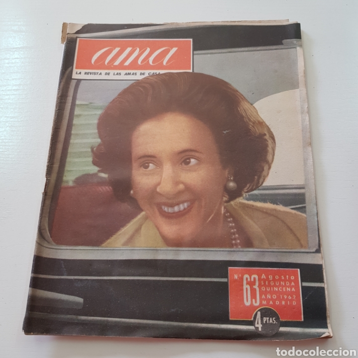 Colecionismo de Revistas e Jornais: REVISTA AMA N&deg; 63 AGOSTO 1962 COSTA BRAVA REINA FABIOLA