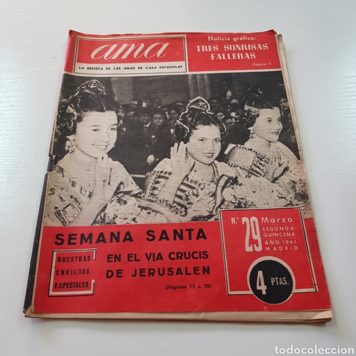 Coleccionismo de Revistas y Peri&oacute;dicos: TEVISTA AMA N&deg; 29 MARZO 1961