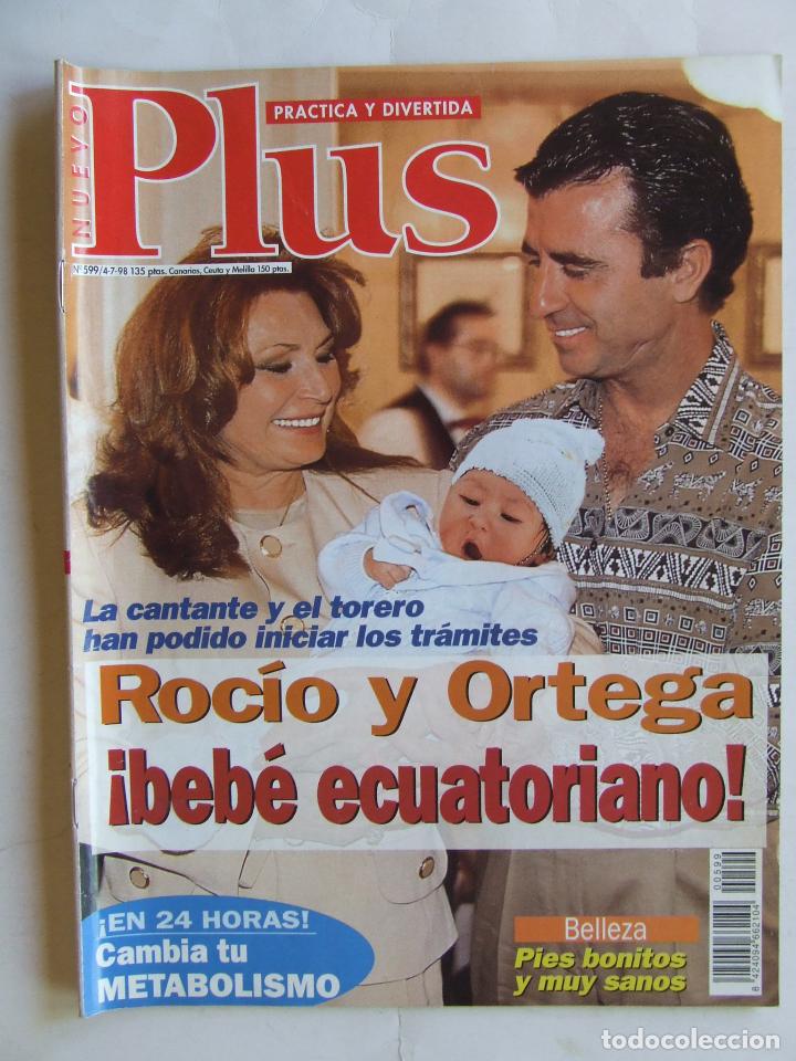 Coleccionismo de Revistas y Peri&oacute;dicos: REVISTA PLUS 599 1998 ROCIO JURADO MAR FLORES CARLOS ORELLANA MEL B