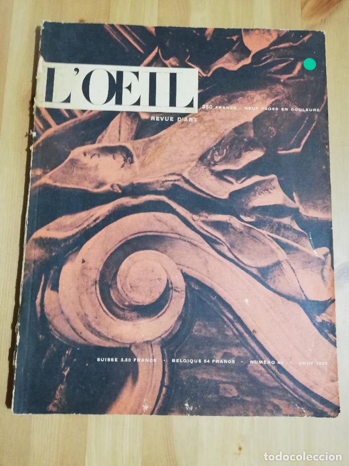 Collectionnisme de Revues et Journaux: L'OEIL. REVUE D'ART N&ordm; 42 (JUIN 1958)