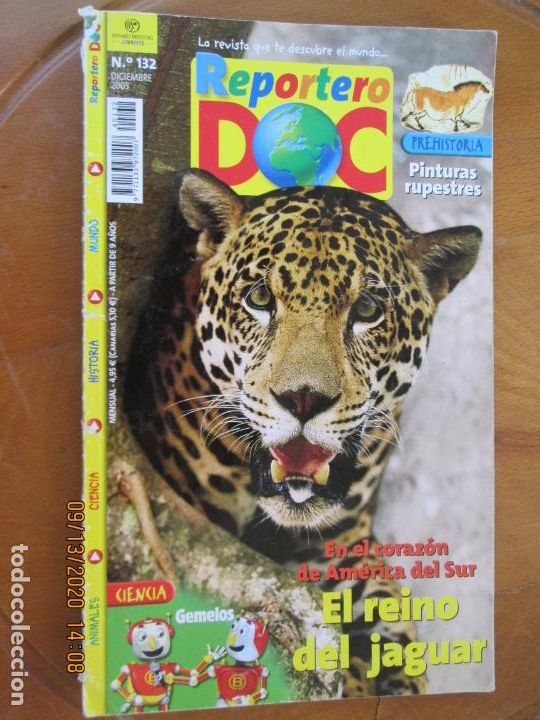 Coleccionismo de Revistas y Peri&oacute;dicos: REPORTERO DOC N&ordm; 132 - EL REINO DEL JAGUAR - EN AMERICA DEL SUR - DICIEMBRE 2005