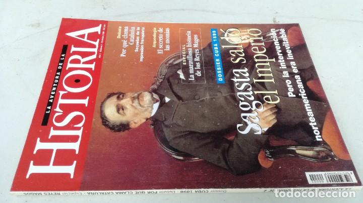 Collection Magazines and Newspapers: LA AVENTURA DE LA HISTORIA 2 1998 SAGASTA CATALU&Ntilde;A MOMIAS REYES MAGOS GRAVOL 37