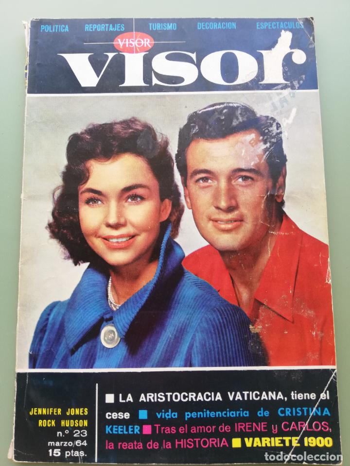 Coleccionismo de Revistas y Peri&oacute;dicos: VISOR - JENNIFER JONES Y ROCK HUDSON - N&ordm; 23 - MARZO 1964