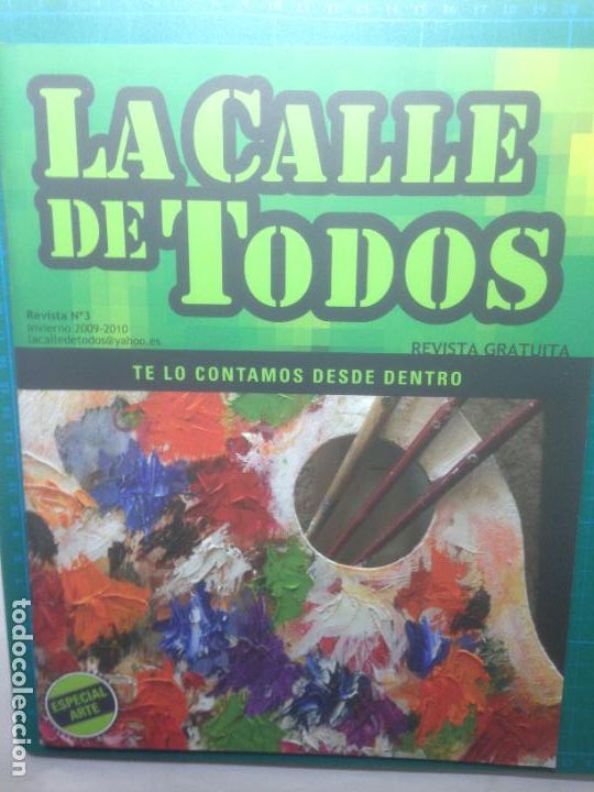 Coleccionismo de revistas y peri&oacute;dicos: LA CALLE DE TODOS - N&ordm; 3 INVIERNO 2009-2010 - ESPECIAL ARTE