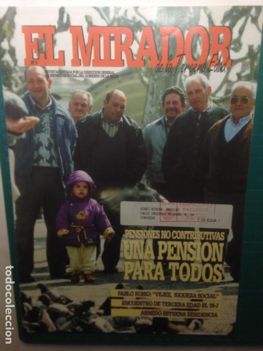 Coleccionismo de revistas y peri&oacute;dicos: EL MIRADOR DE LA TERCERA EDAD NUMERO 1 - BIENESTAR SOCIAL DEL GOBIERNO DE LA RIOJA