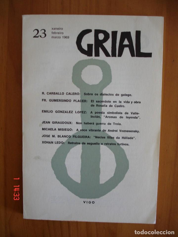Coleccionismo de revistas y peri&oacute;dicos: GRIAL.REVISTA GALEGA DE CULTURA n&ordm; 23 - EDITORIAL GALAXIA, 1969