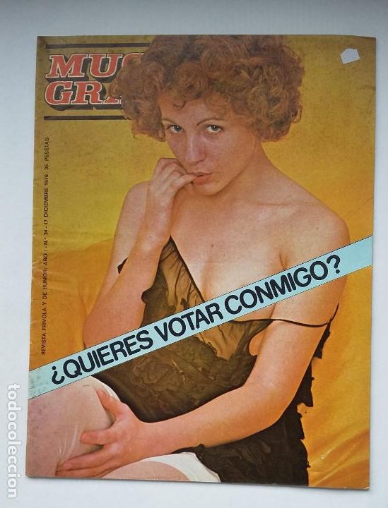 Coleccionismo de Revistas y Peri&oacute;dicos: REVISTA FRIVOLA Y DE HUMOR. MUCHAS GRACIAS N&ordm; 34. A&Ntilde;O I. 17 DICIEMBRE 1976. TDKC75
