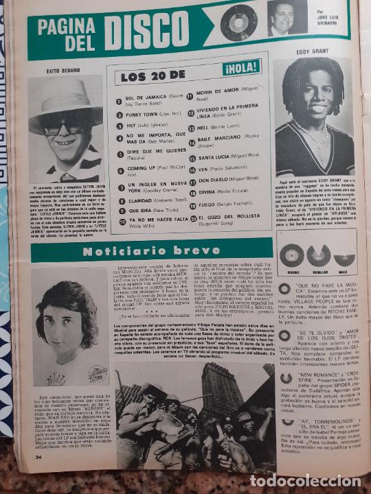 Coleccionismo de revistas y peri&oacute;dicos: eddy grant elton john juan bau village people