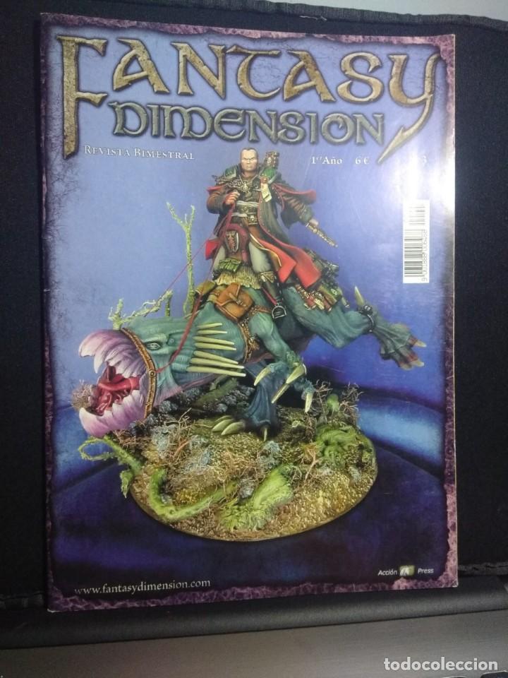 Coleccionismo de revistas y peri&oacute;dicos: FANTASY DIMENSION N&ordm; 3 (HECHICERA CON SIRVIENTES, EL CORTADOR DE LA ABEJA, ARWEN, EISENHORN, ETC