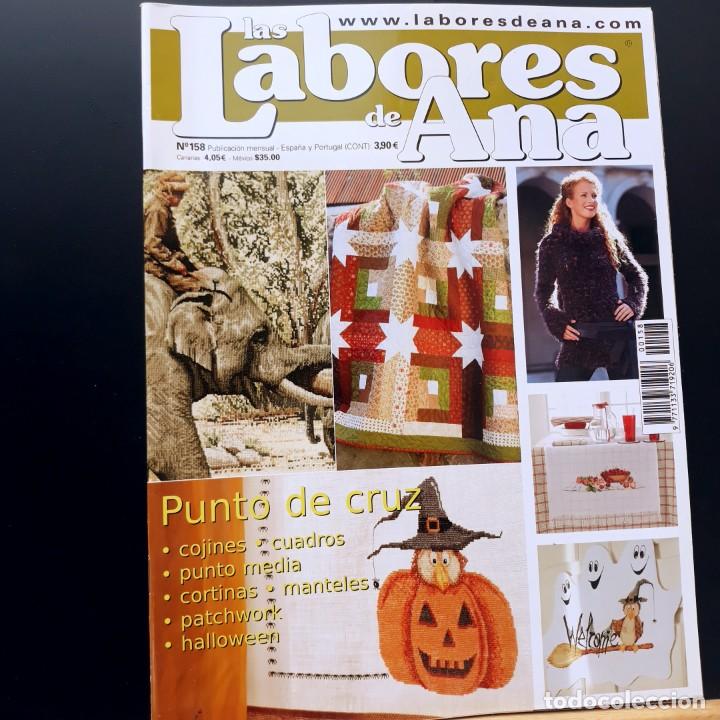 Coleccionismo de revistas y peri&oacute;dicos: LAS LABORES DE ANA N&ordm; 158 - PUNTO DE CRUZ
