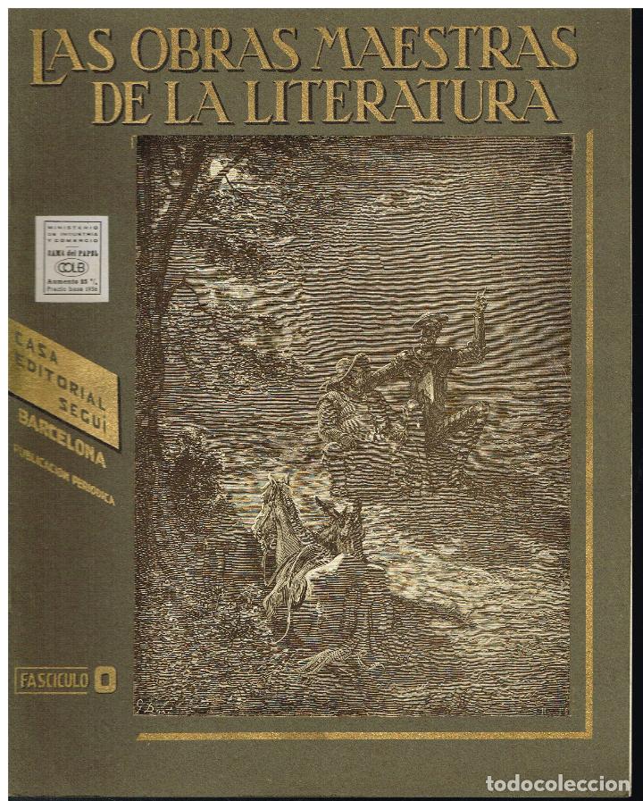 Collezionismo di Riviste e Giornali: LAS OBRAS MAESTRAS DE LA LITERATURA - ANTOLOGIA UNIVERSAL - FASCICULO O - GUILLERMO BOLADERES