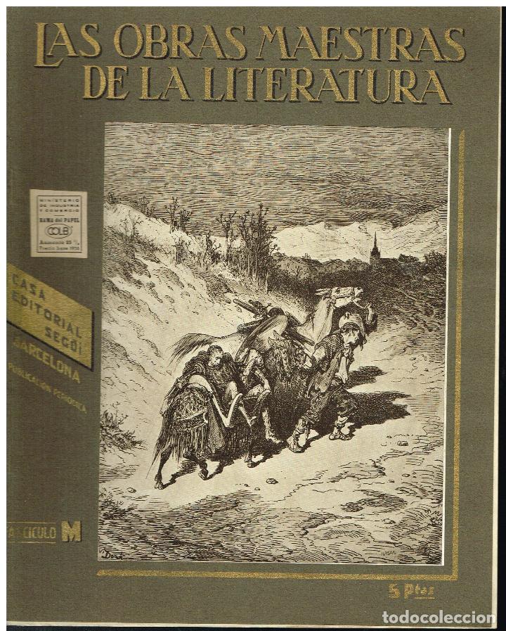 Collezionismo di Riviste e Giornali: LAS OBRAS MAESTRAS DE LA LITERATURA - ANTOLOGIA UNIVERSAL - FASCICULO M - GUILLERMO BOLADERES