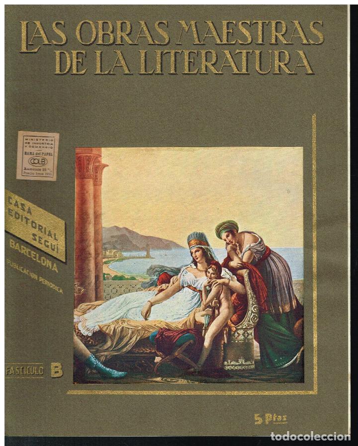 Collezionismo di Riviste e Giornali: LAS OBRAS MAESTRAS DE LA LITERATURA - ANTOLOGIA UNIVERSAL - FASCICULO B - GUILLERMO BOLADERES