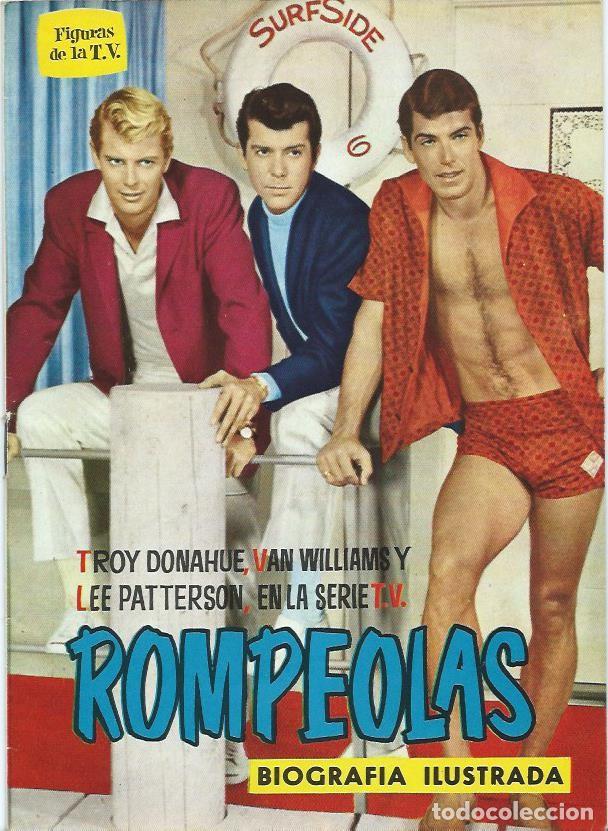 Coleccionismo de revistas y peri&oacute;dicos: Rompeolas Troy Donahue figuras TV n&ordm; 3 Ediciones Este
